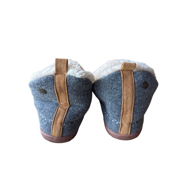 Dearfoams Womens Energy Return Slippers Size 7-8 Medium Faux Fur Lined - Picture 8 of 9